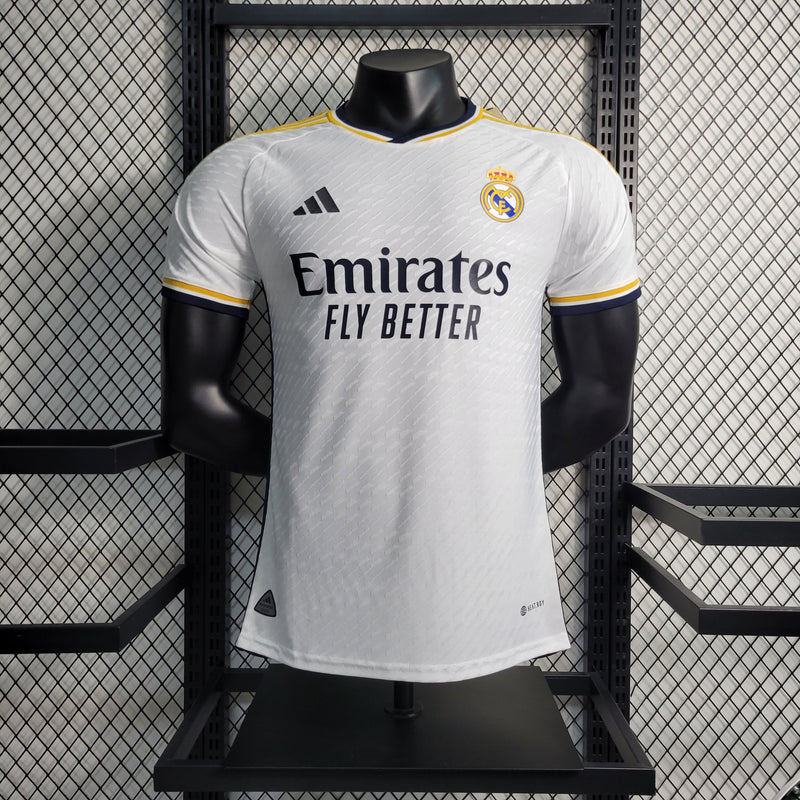 CAMISA DO REAL MADRID 23/24 BRANCO VERSÃO PLAYER