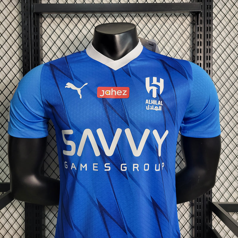 CAMISA DO AL HILAL I 23/24 AZUL VERSÃO JOGADOR