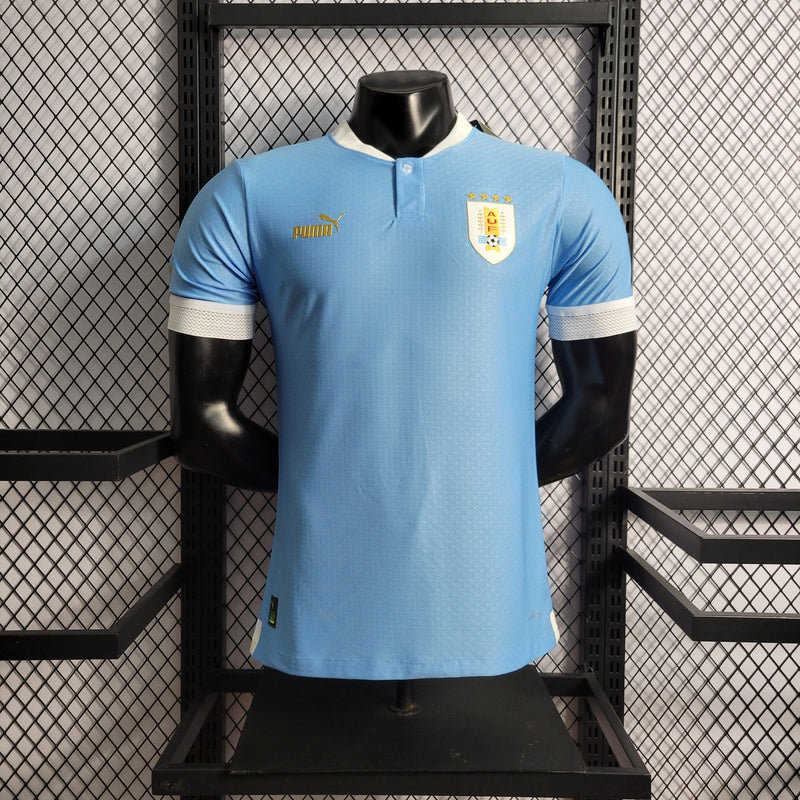 CAMISA DA SELEÇÃO DO URUGUAI 22/23 AZUL VERSÃO PLAYER