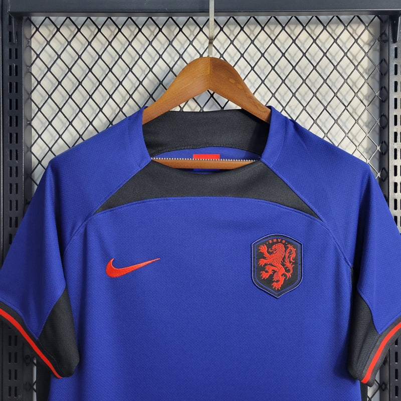 CAMISA DA SELEÇÃO DA HOLANDA 22/23 AZUL