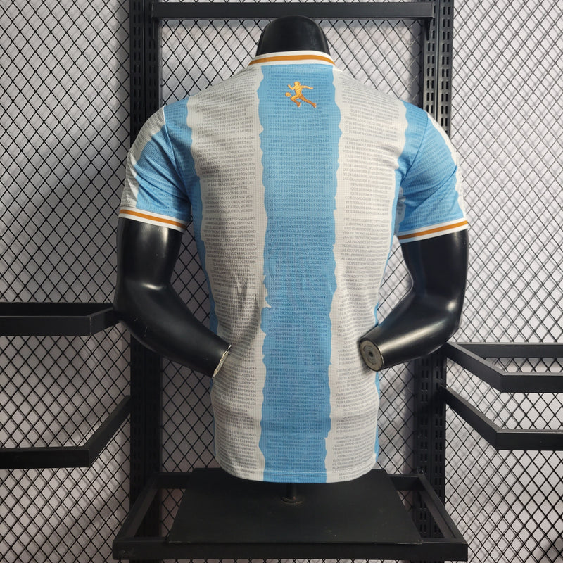 CAMISA DA SELEÇÃO DA ARGENTINA 22/23 COMEMORATIVA VERSÃO PLAYER