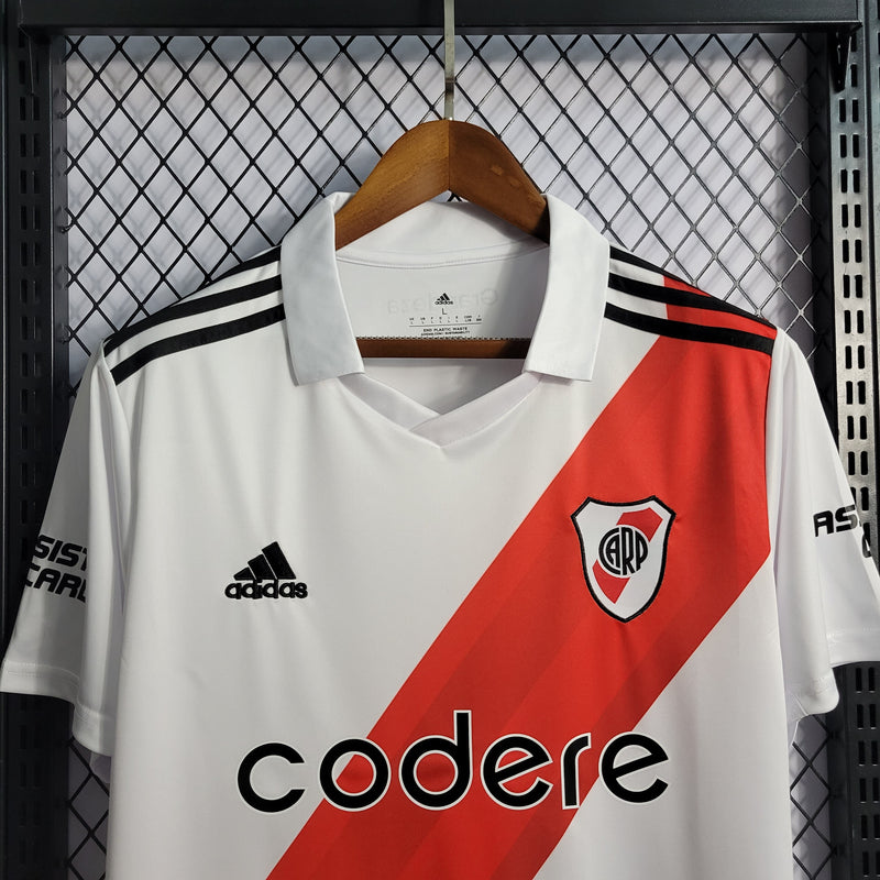 CAMISA DO RIVER PLATE 22/23 BRANCO E VERMELHO