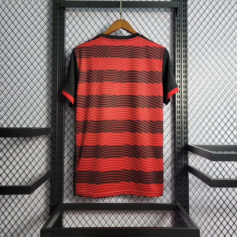 CAMISA DO FLAMENGO I 22/23 VERMELHO E PRETO