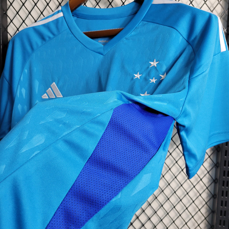 CAMISA DO CRUZEIRO 23/24 AZUL GOLEIRO