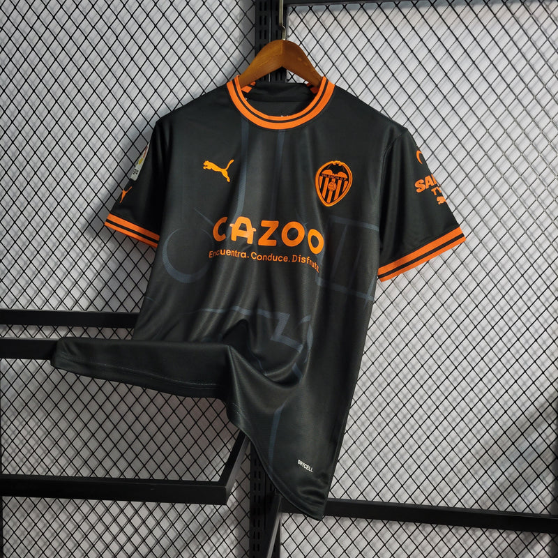 CAMISA DO VALENCIA 22/23 PRETO