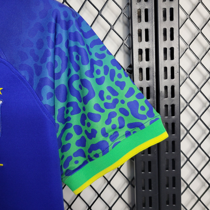 CAMISA FEMININA DA SELEÇÃO DO BRASIL 23/24 AZUL