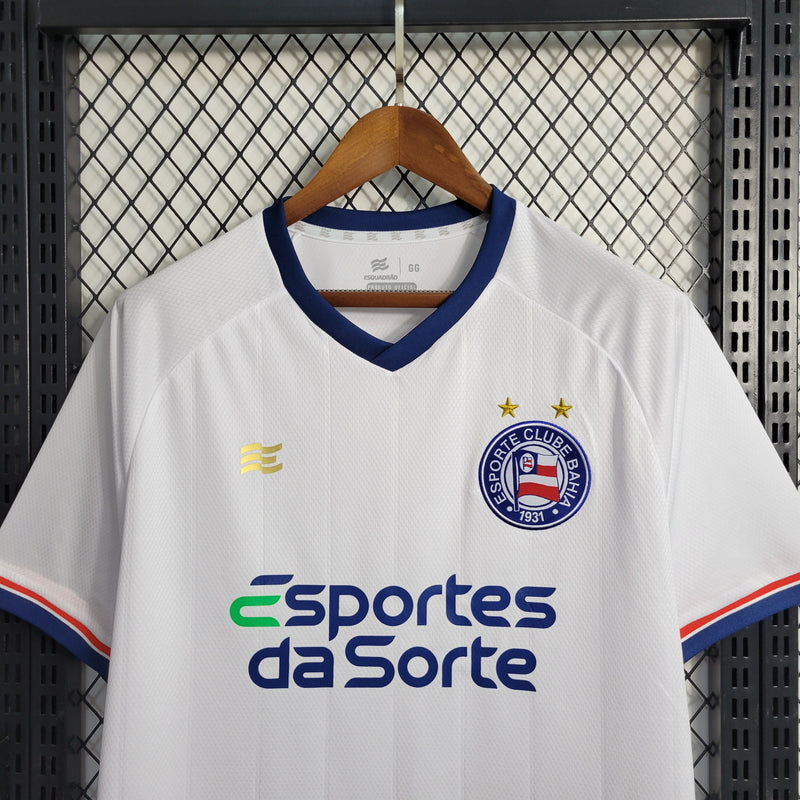 CAMISA DO BAHIA 23/24 BRANCO E DOURADO