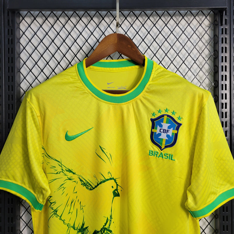 CAMISA DA SELEÇÃO DO BRASIL 22/23 AMARELO TORCIDA