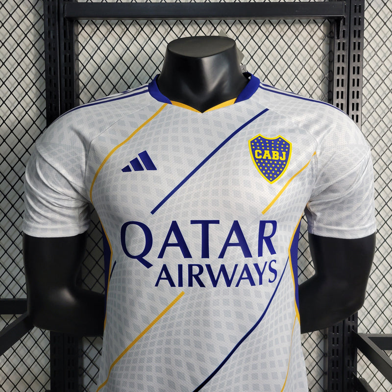 CAMISA DO BOCA JUNIORS 22/23 BRANCO VERSÃO PLAYER