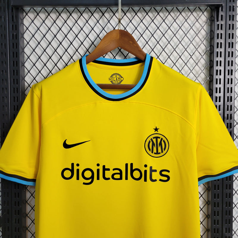 CAMISA DO INTER DE MILÃO 22/23 AMARELO TREINO