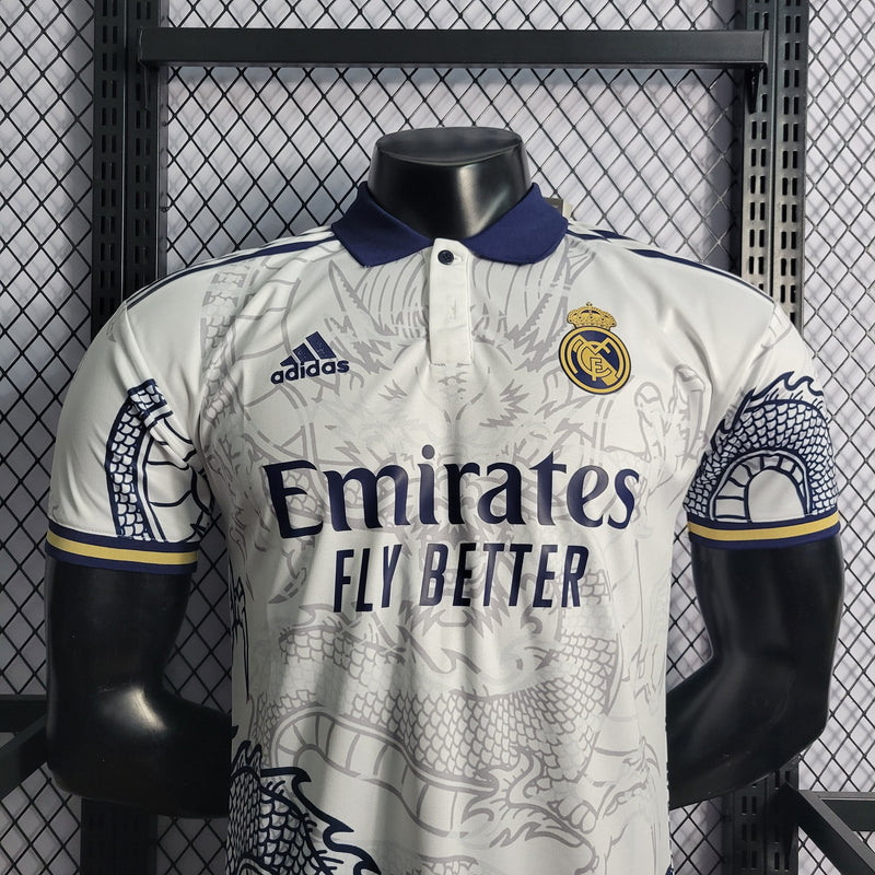 CAMISA DO REAL MADRID 22/23 BRANCO VERSÃO PLAYER