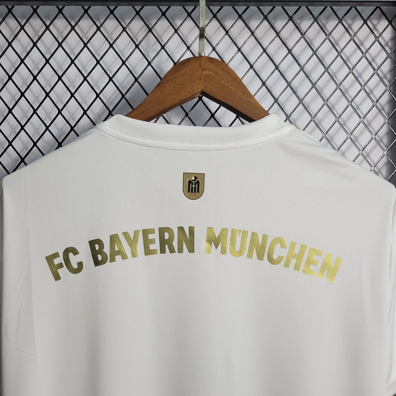 CAMISA DO BAYERN MUNCHEM 22/23 BRANCO