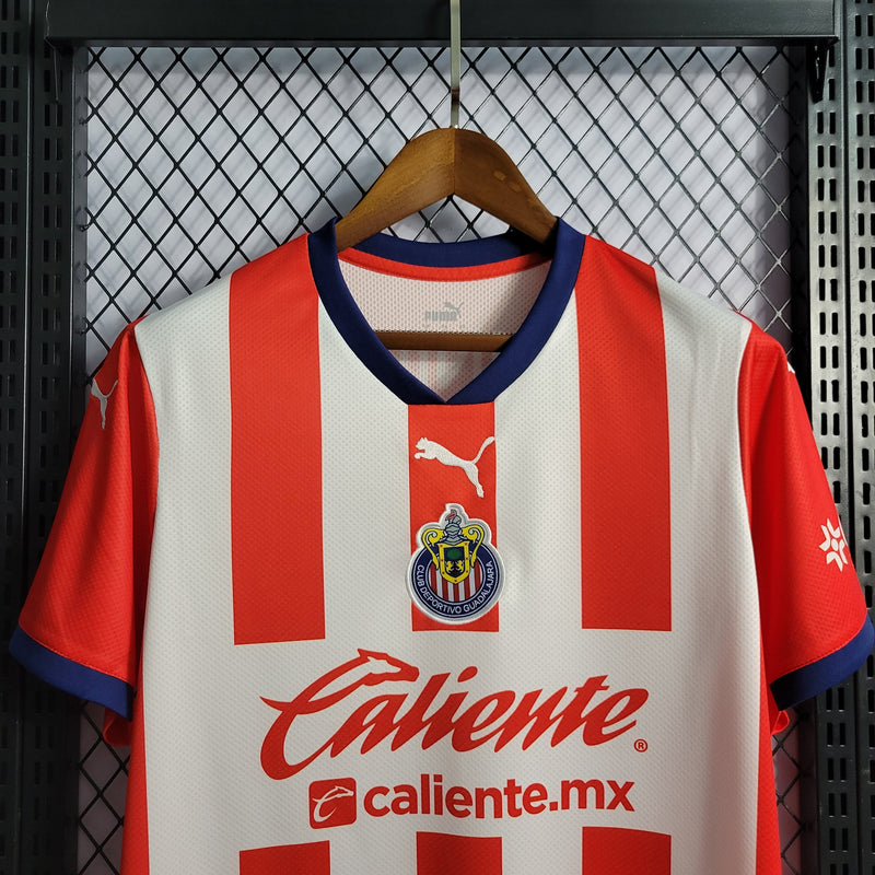 CAMISA DO CHIVAS DE GUADALAJARA 22/23 VERMELHO