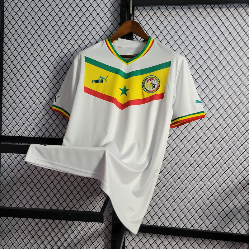 CAMISA DA SELEÇÃO DO SENEGAL 22/23 BRANCO