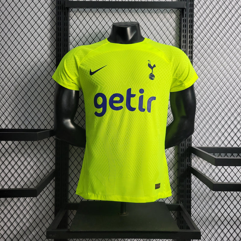 CAMISA DO TOTTENHAN 22/23 VERDE NEON VERSÃO PLAYER