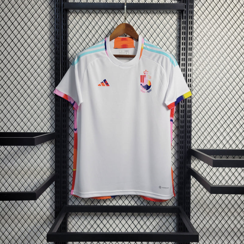 CAMISA DA SELEÇÃO DA BELGICA 22/23 BRANCO