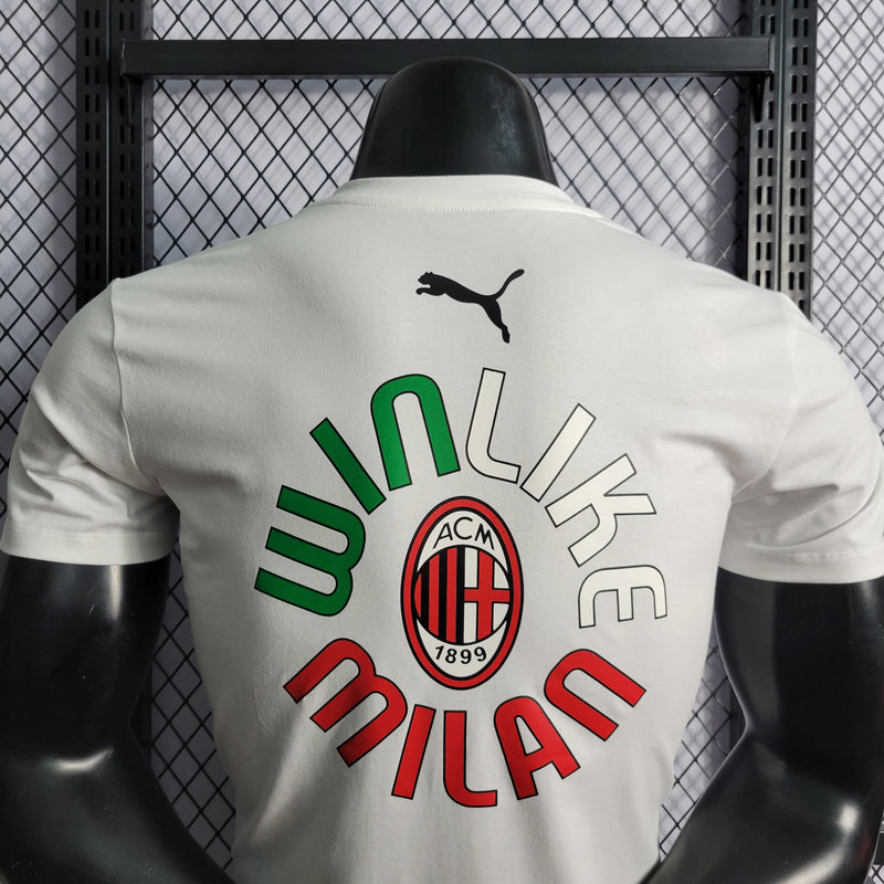 CAMISA DO MILAN 23/24 BRANCO EDIÇÃO ESPECIAL VERSÃO PLAYER