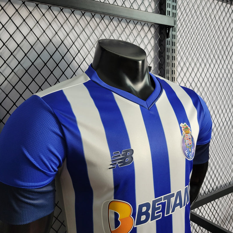 CAMISA DO PORTO 22/23 AZUL E BRANCO VERSÃO PLAYER