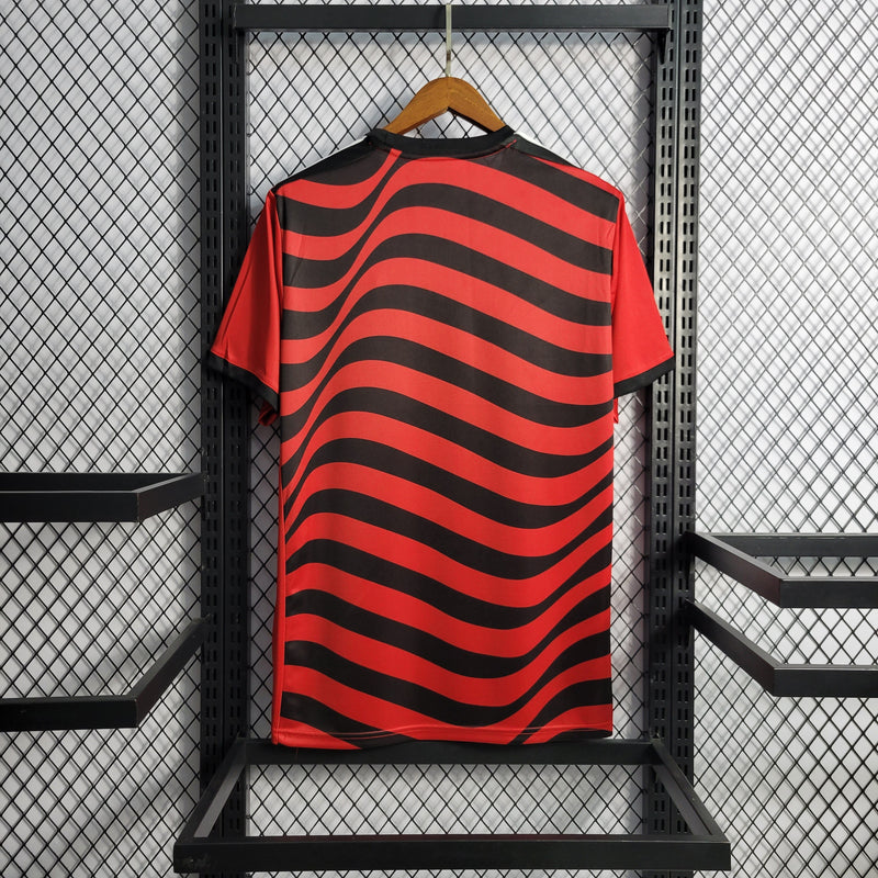 CAMISA DO FLAMENGO III 22/23 VERMELHO E PRETO