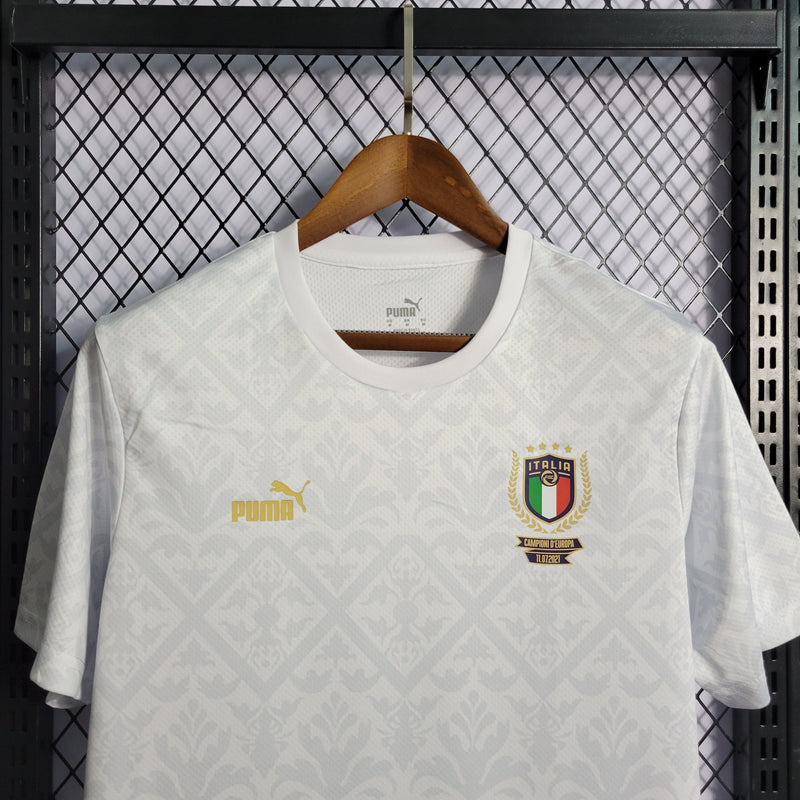 CAMISA DA SELEÇÃO DA ITALIA 22/23 BRANCO EDIÇÃO ESPECIAL