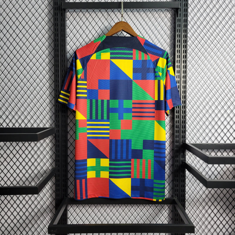 CAMISA DA SELEÇÃO DE PORTUGAL 22/23 MULTICOLOR TREINO