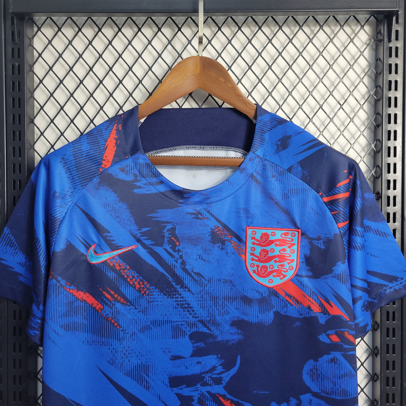 CAMISA DA SELEÇÃO DA INGLATERRA 22/23 AZUL TREINO