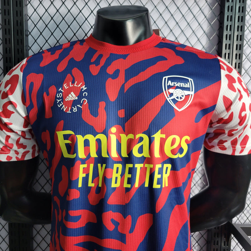 CAMISA DO ARSENAL 23/24 RED BLUE VERSÃO PLAYER