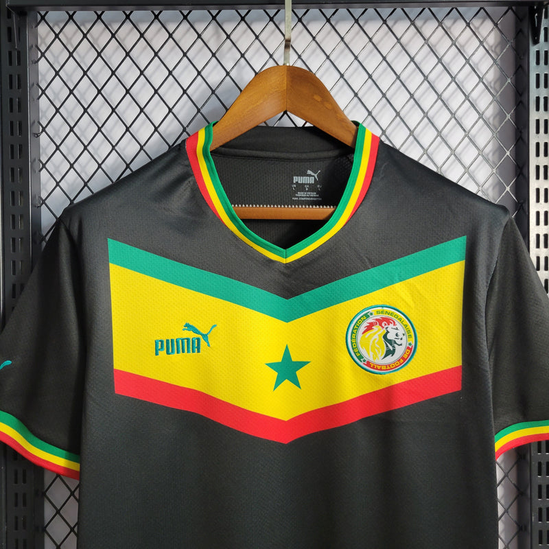 CAMISA DA SELEÇÃO DO SENEGAL 22/23 BLACK