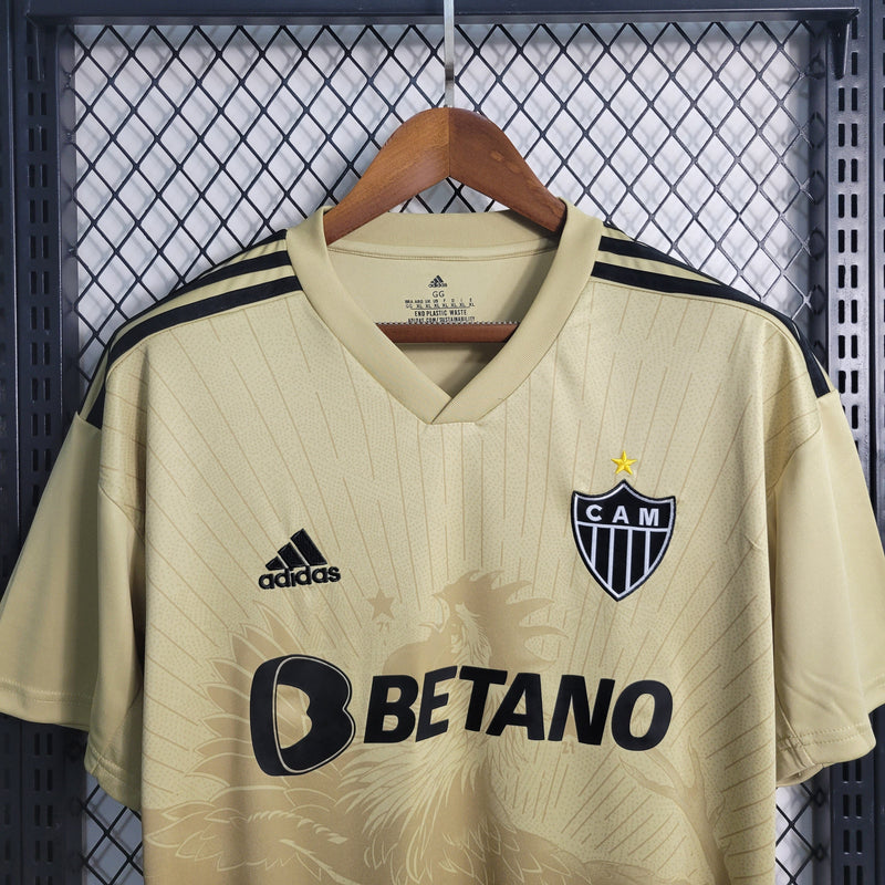 CAMISA DO ATLETICO MINEIRO22/23 DOURADA