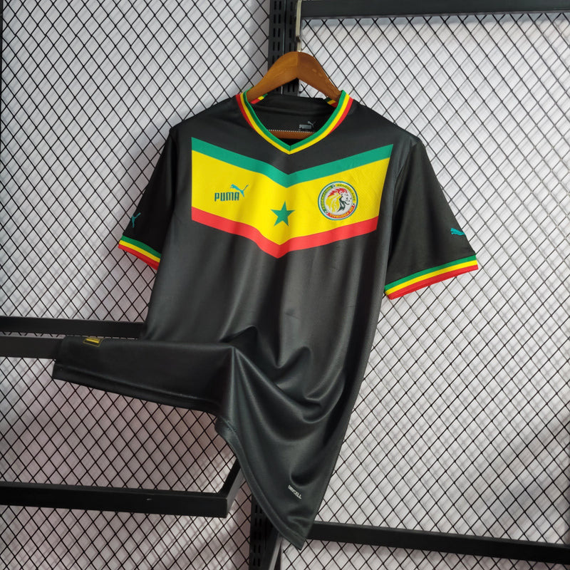 CAMISA DA SELEÇÃO DO SENEGAL 22/23 BLACK