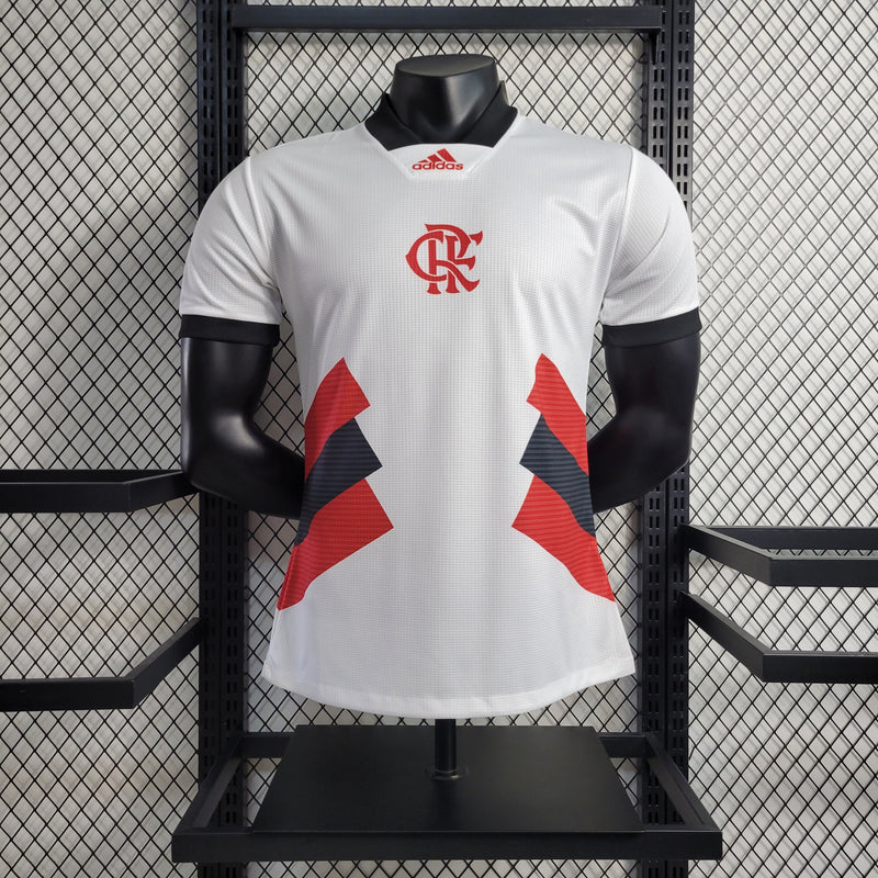 CAMISA DO FLAMENGO 23/24 BRANCO TREINO VERSÃO PLAYER