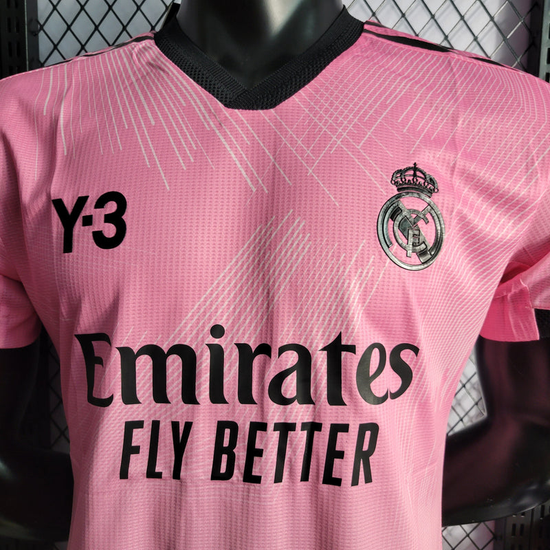 CAMISA DO REAL MADRID 22/23 PINK VERSÃO PLAYER