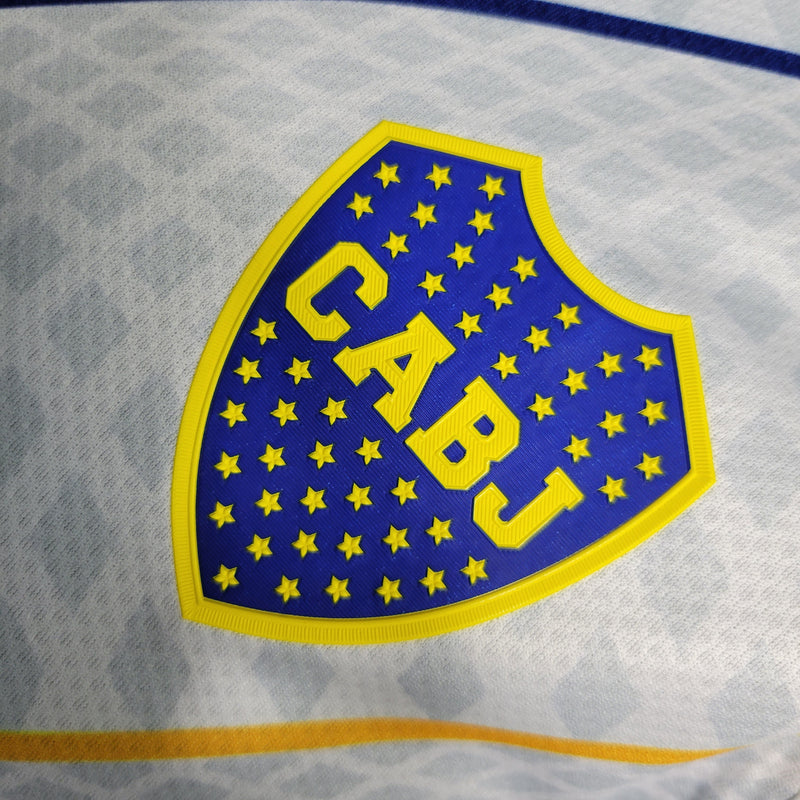 CAMISA DO BOCA JUNIORS 22/23 BRANCO VERSÃO PLAYER