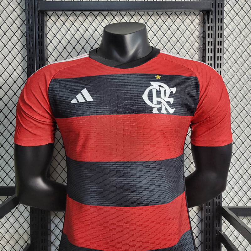 CAMISA DO FLAMENGO I 23/24 VERMELHO VERSÃO PLAYER