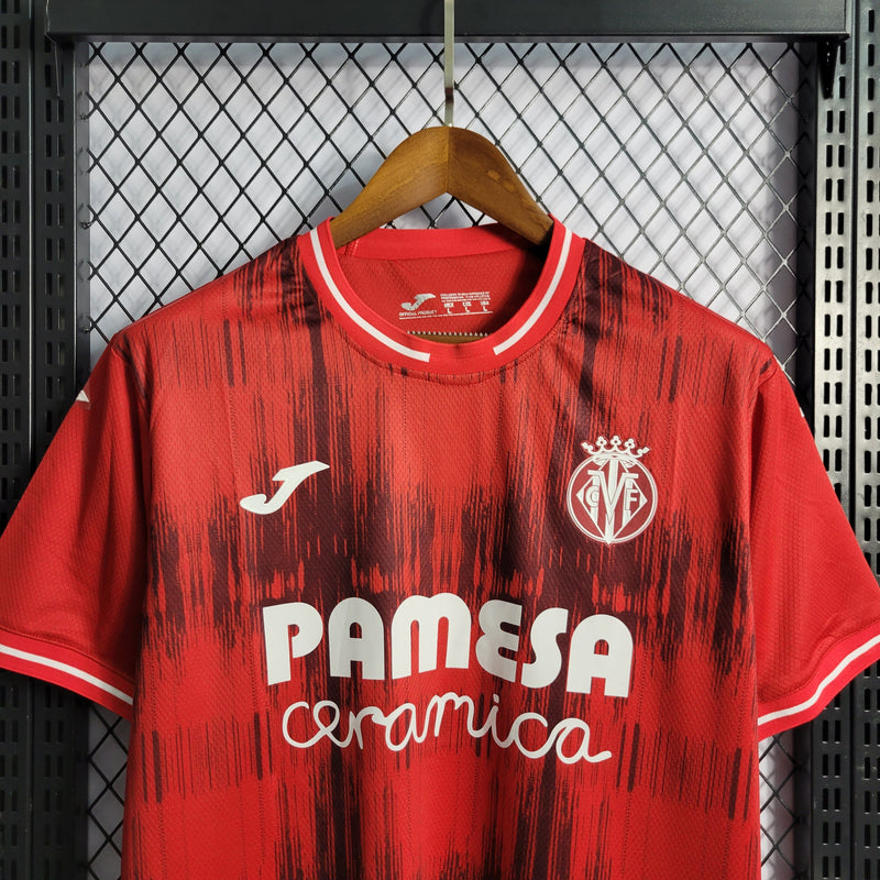 CAMISA DO VILLARREAL 22/23 VERMELHO