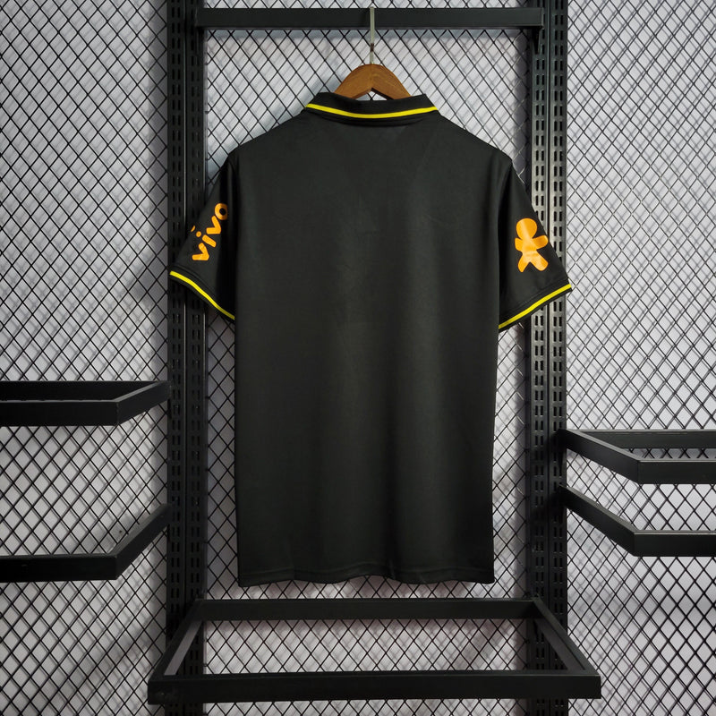 CAMISA DA SELEÇÃO DO BRASIL 22/23 POLO  BLACK