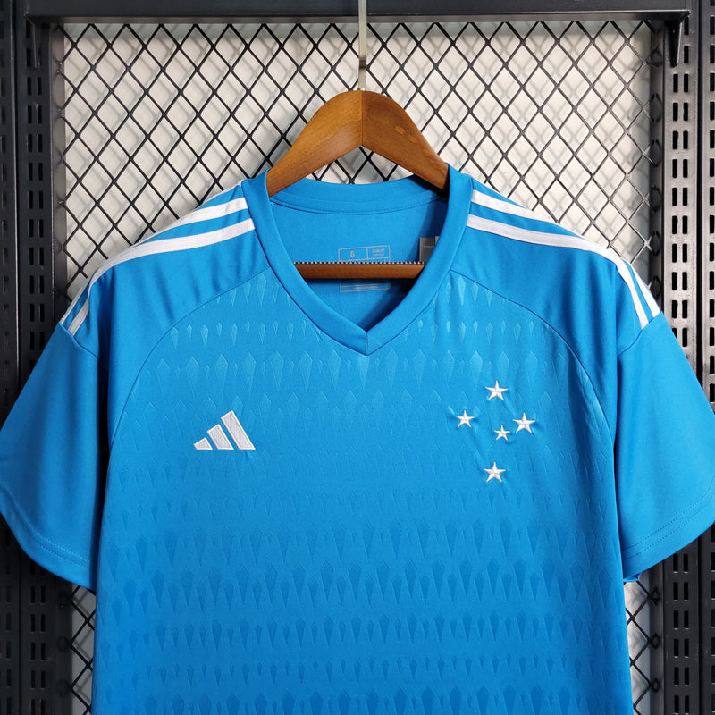 CAMISA DO CRUZEIRO 23/24 AZUL GOLEIRO