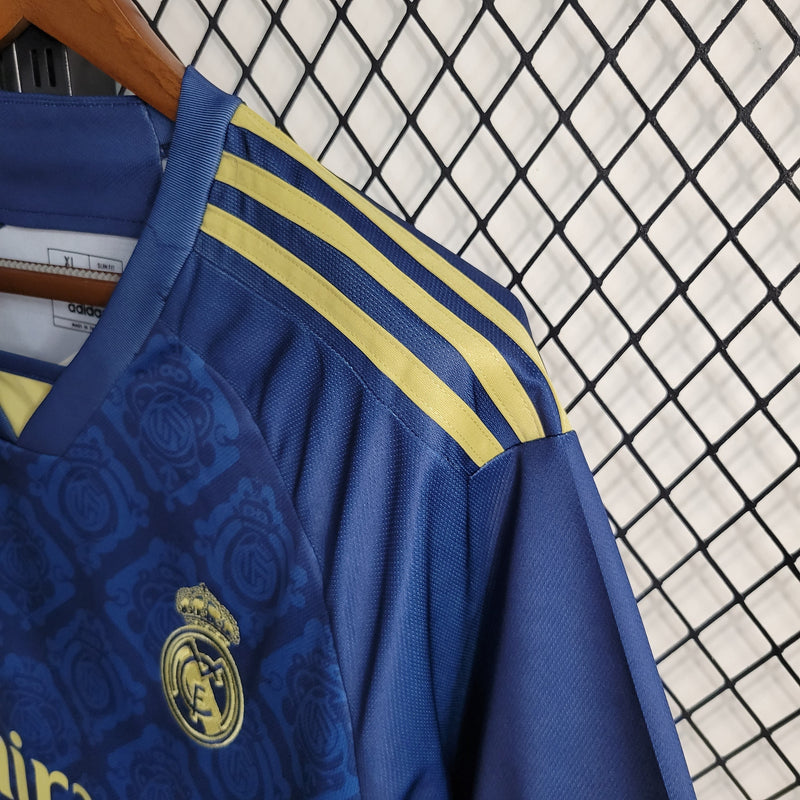 CAMISA DO REAL MADRID 23/24 AZUL ROYAL