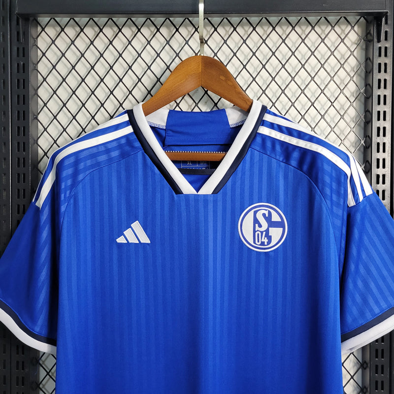 CAMISA DO SHALKE 04 23/24 AZUL