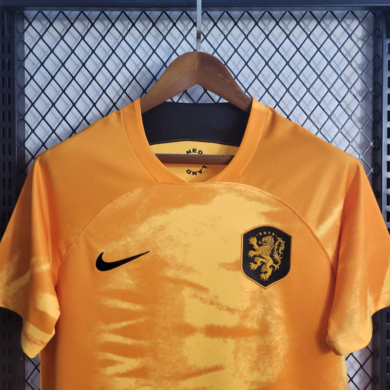 CAMISA DA SELEÇÃO DA HOLANDA 22/23 LARANJA