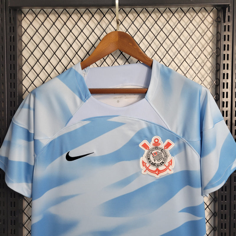 CAMISA DO CORINTHIANS 23/24 AZUL TREINO