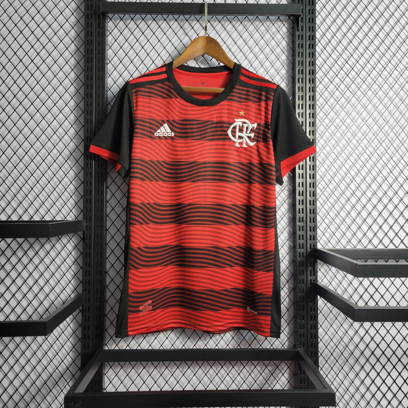 CAMISA DO FLAMENGO I 22/23 VERMELHO E PRETO