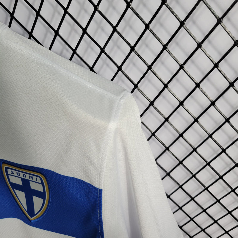 CAMISA DA SELEÇÃO DA FINLANDIA 22/23 BRANCO