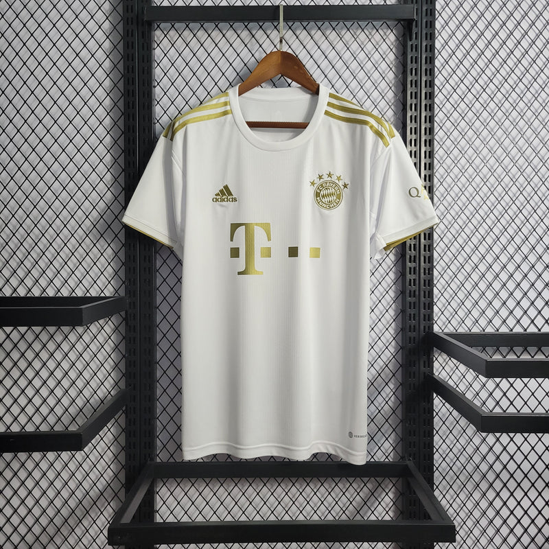 CAMISA DO BAYERN MUNCHEM 22/23 BRANCO