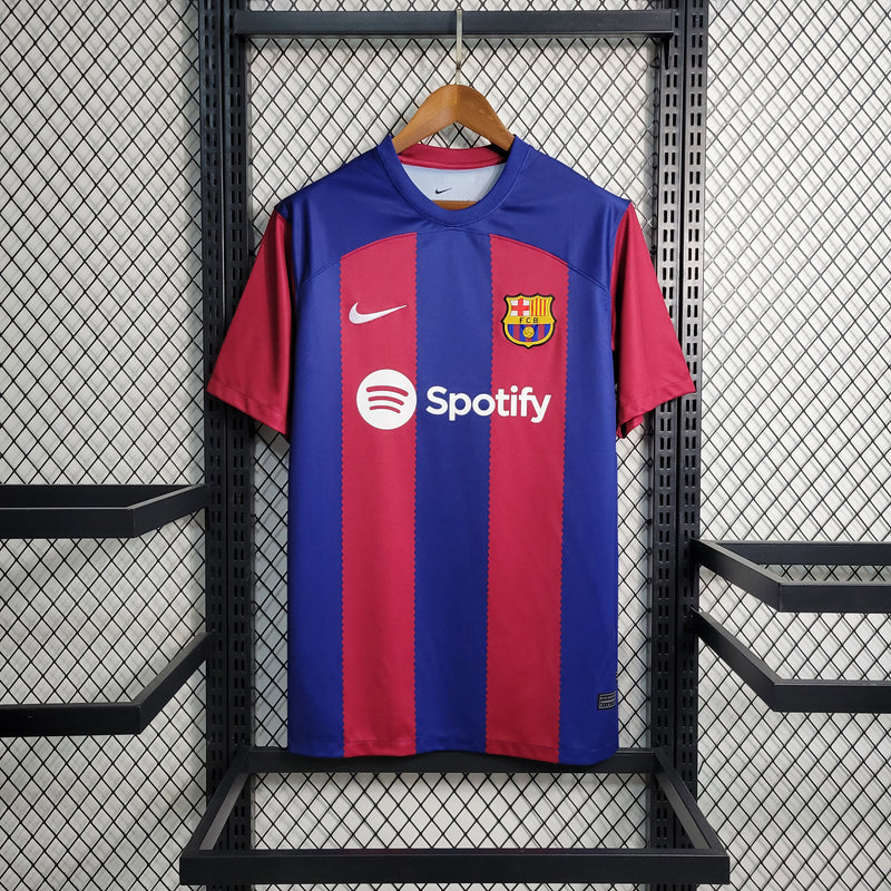 CAMISA DO BARCELONA 23/24 LILAZ E AZUL