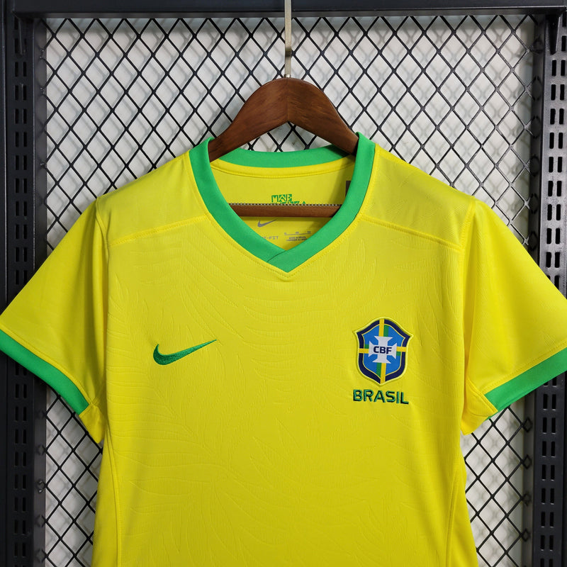 CAMISA FEMININA DO BRASIL 23/24 AMARELO