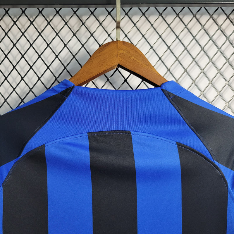 CAMISA DO INTER DE MILÃO 22/23 AZUL E PRETO