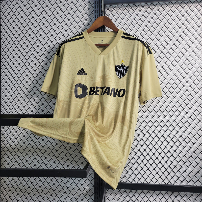 CAMISA DO ATLETICO MINEIRO22/23 DOURADA