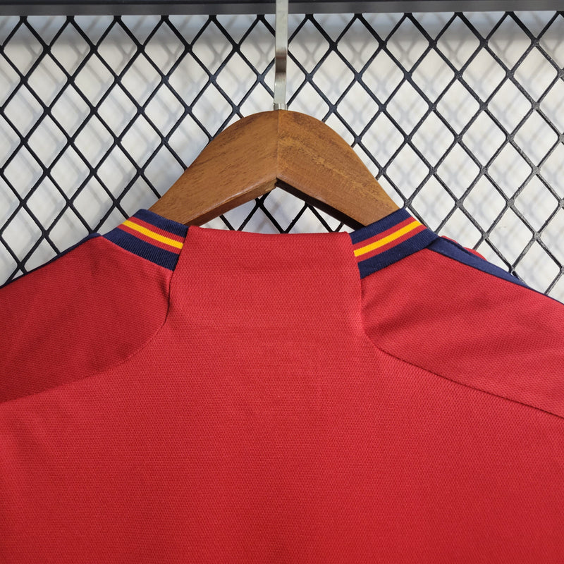 CAMISA DA SELEÇÃO DA ESPANHA 22/23 VERMELHO