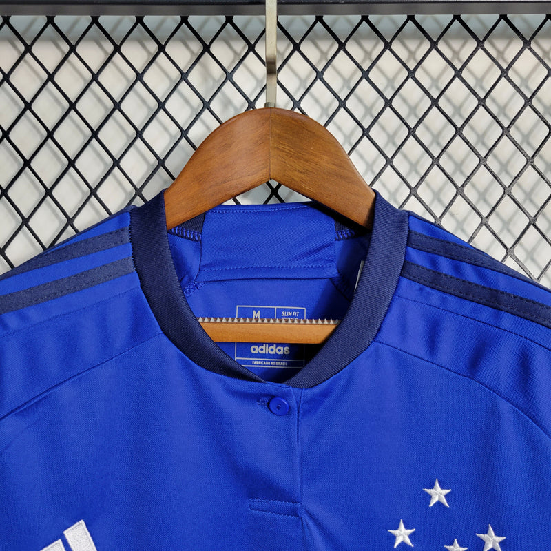 CAMISA FEMININA DO CRUZEIRO 23/24 AZUL